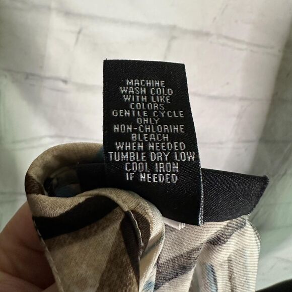 Any Wear by Catherines Brown and Blue Tank Top, 1X - Picture 5 of 5